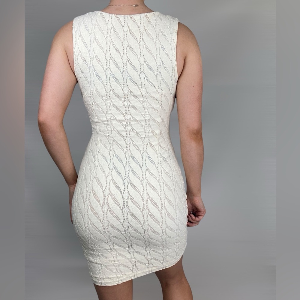 TRACY REESE Bodycon Lace Sleeveless V Neck Fitted‎ Midi Dress - Picture 4 of 9